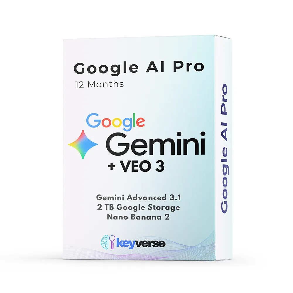 Google AI Pro - Gemini Advanced - VEO3 for 12 Months - KeyVerse