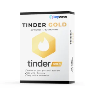 Tinder Gold - Gift Card for 1 / 3 / 6 Months
