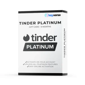 Tinder Platinum - Gift Card for 6 Months